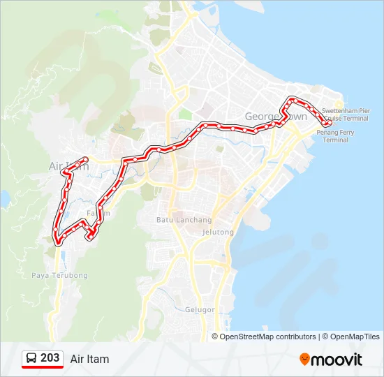 203  Line Map