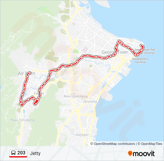 203  Line Map