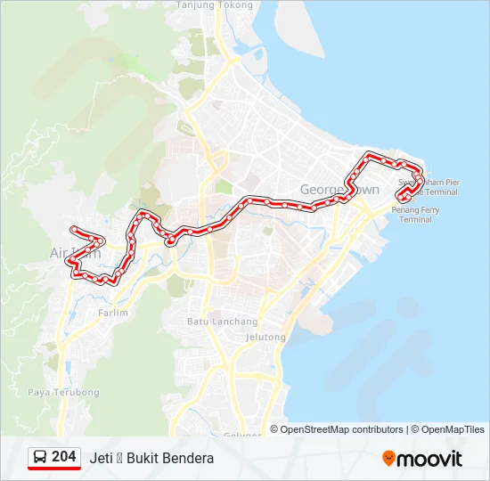 204  Line Map