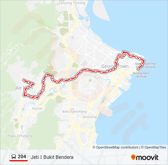 204  Line Map