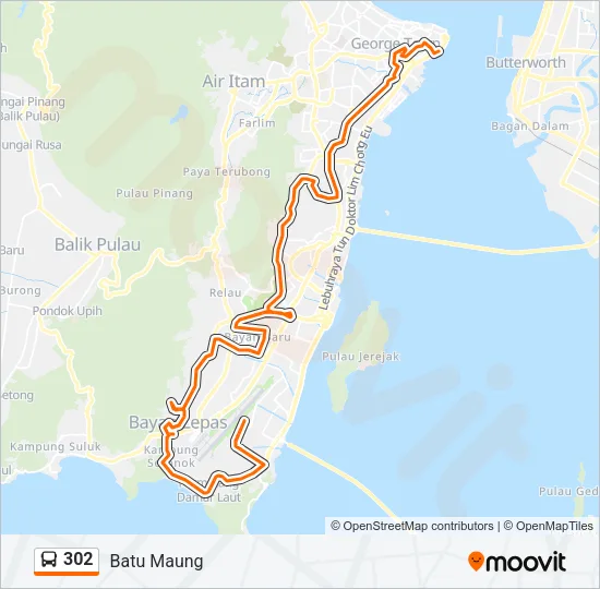 302  Line Map
