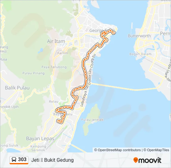 303  Line Map