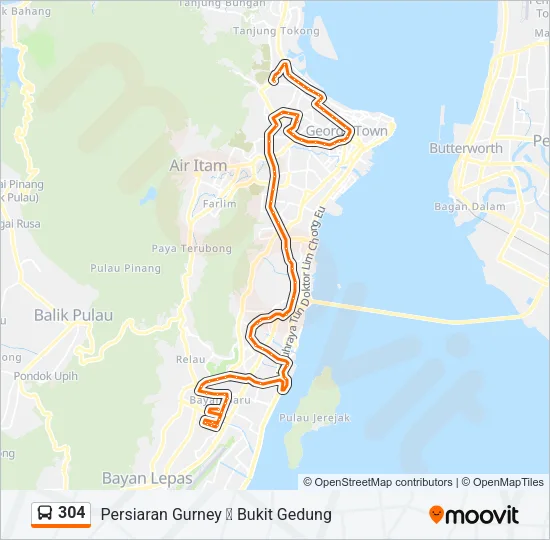 304  Line Map