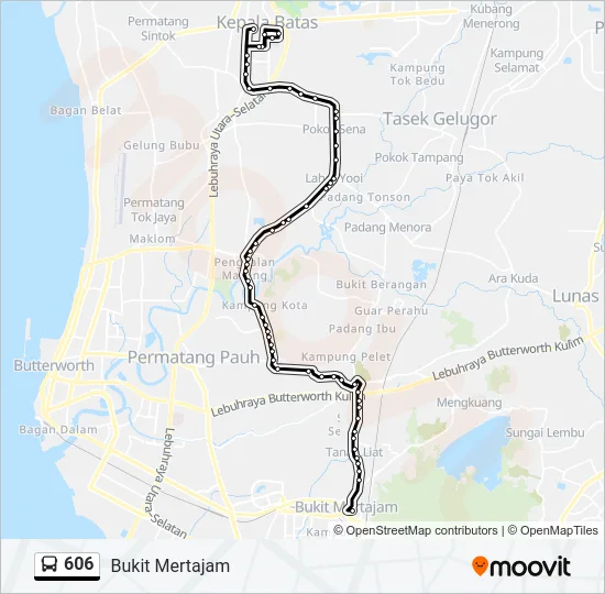 606  Line Map