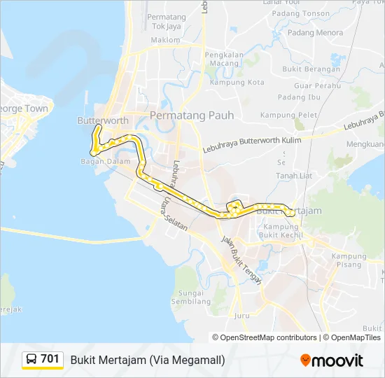 701  Line Map