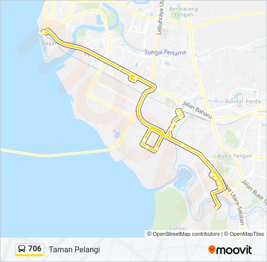706  Line Map