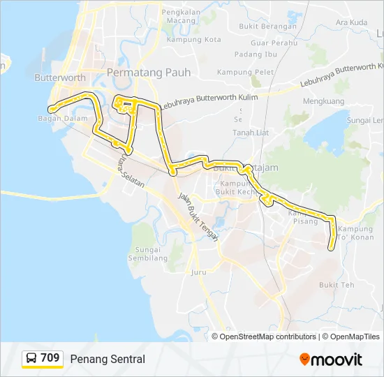 709  Line Map