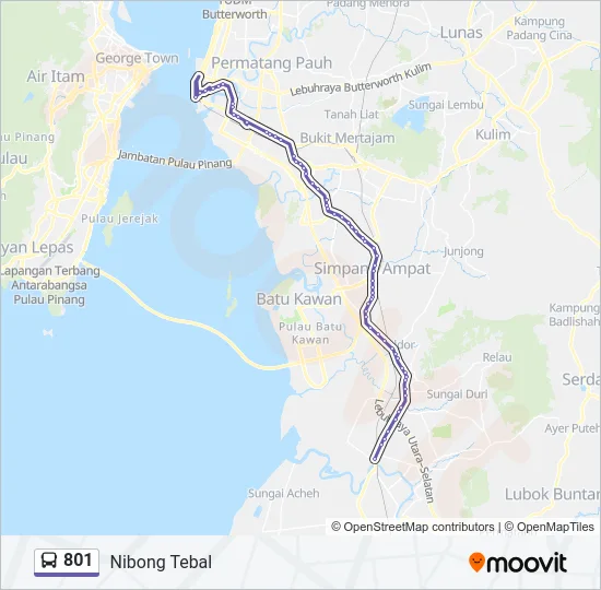 801  Line Map