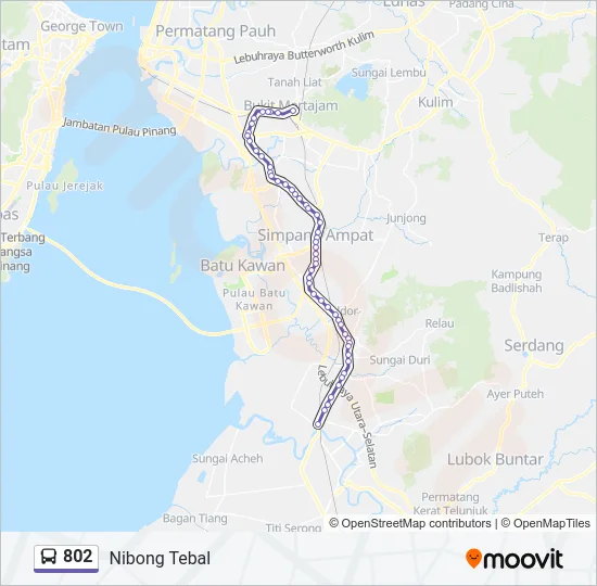 802  Line Map