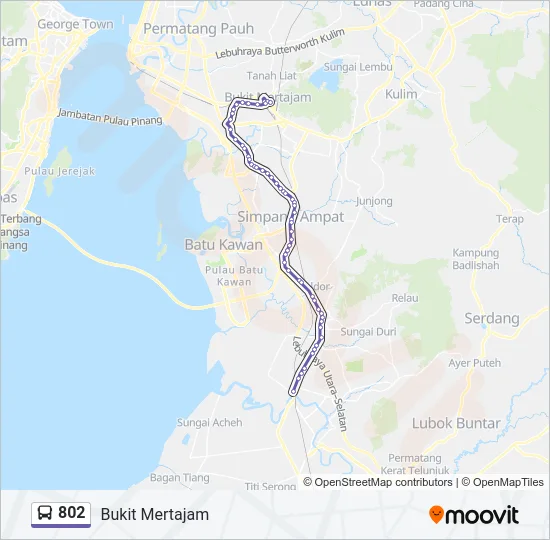 802  Line Map
