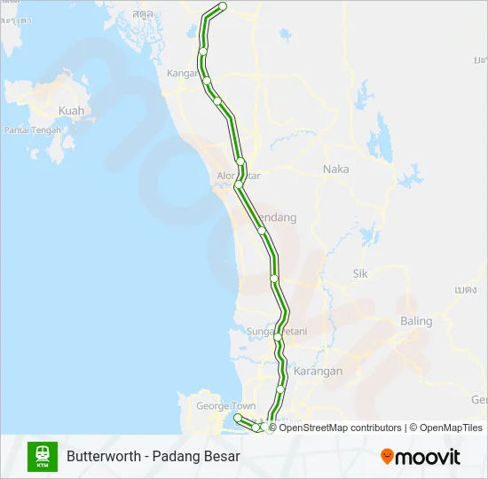 PADANG BESAR LINE  Line Map