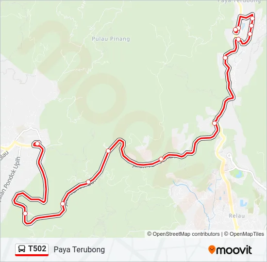 T502  Line Map