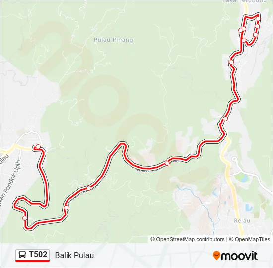 T502  Line Map