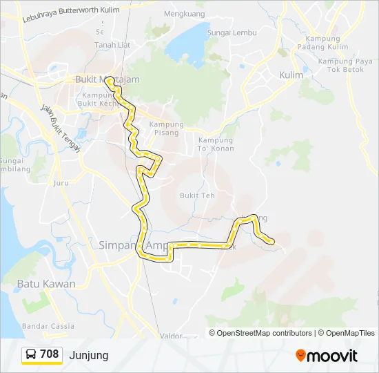 708  Line Map