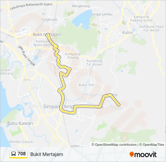 708  Line Map