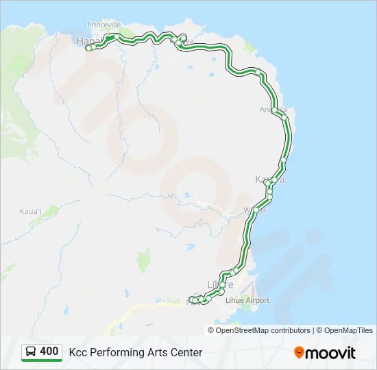 400 Bus Line Map