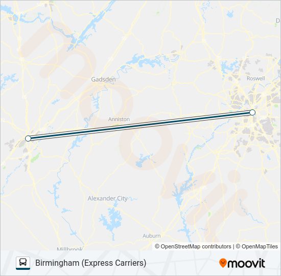 GREYHOUND US0608 Bus Line Map