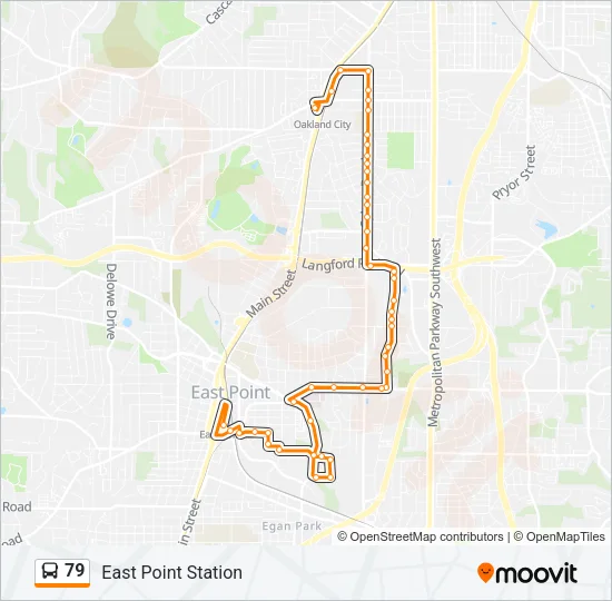 79 Bus Line Map