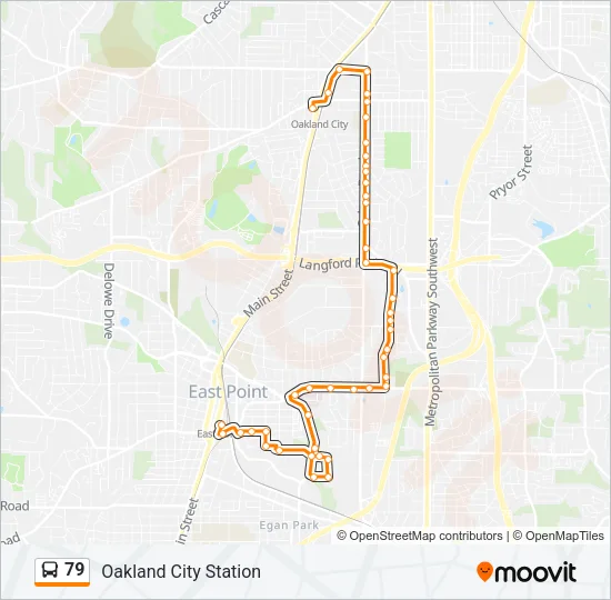 79 Bus Line Map