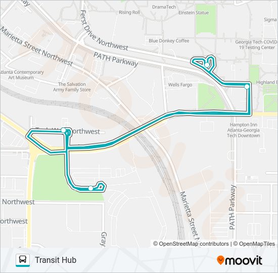 7 - NARA/TEP Bus Line Map