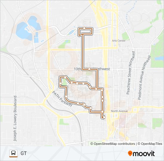 9 - GROCERY ROUTE Bus Line Map