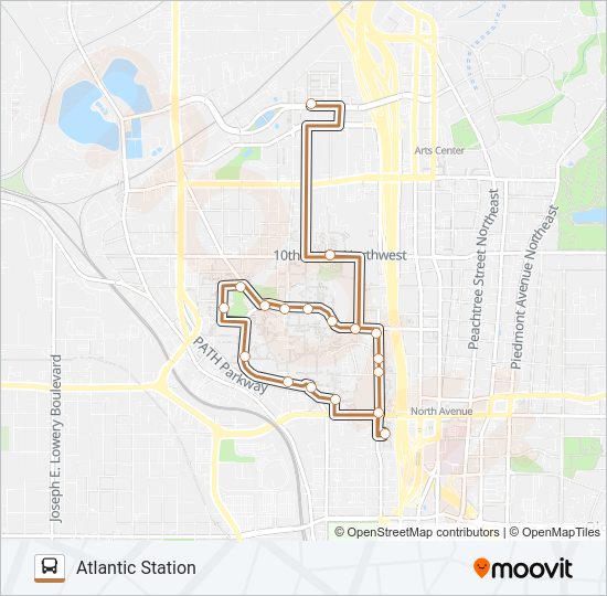 9 - GROCERY ROUTE Bus Line Map