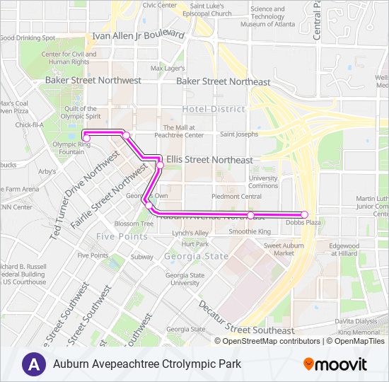 ATLSC light rail Line Map