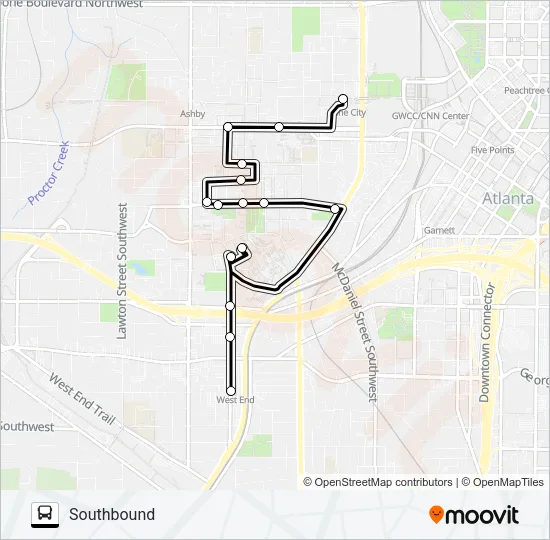 AUC SHUTTLE Bus Line Map