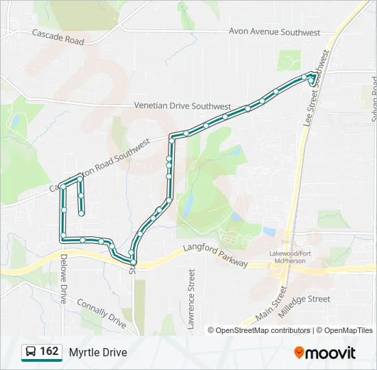 162 Bus Line Map