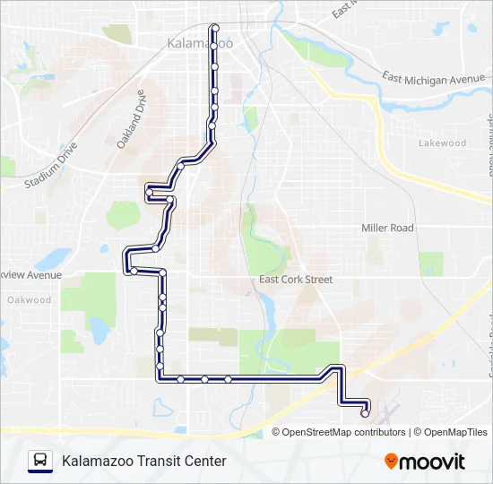 12 Bus Line Map