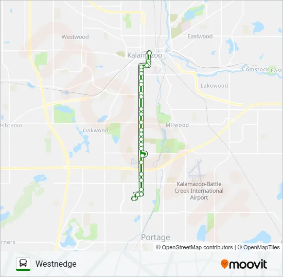 1 Bus Line Map