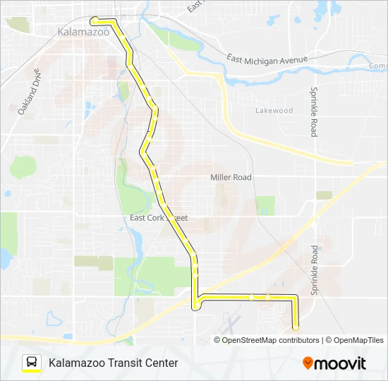 2 Bus Line Map