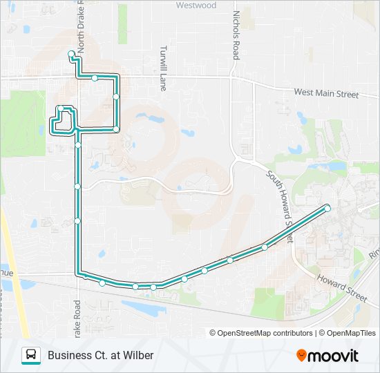 3 bus Line Map