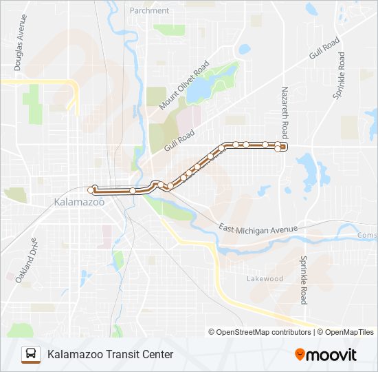 5 bus Line Map