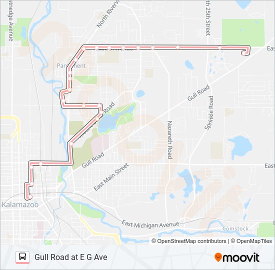 6 bus Line Map