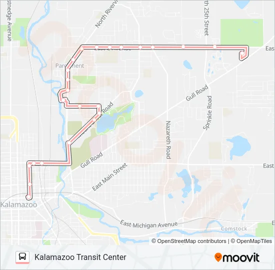 6 Bus Line Map