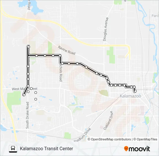7 Bus Line Map