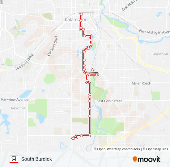 13 Bus Line Map