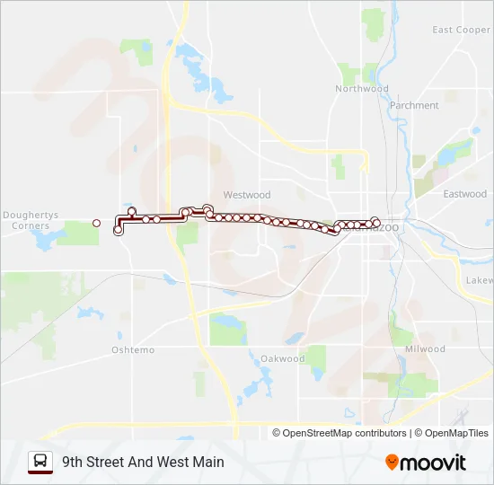 14 Bus Line Map