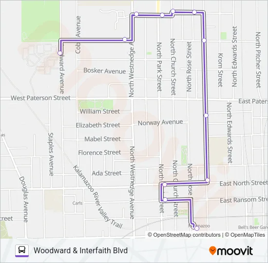15 Bus Line Map