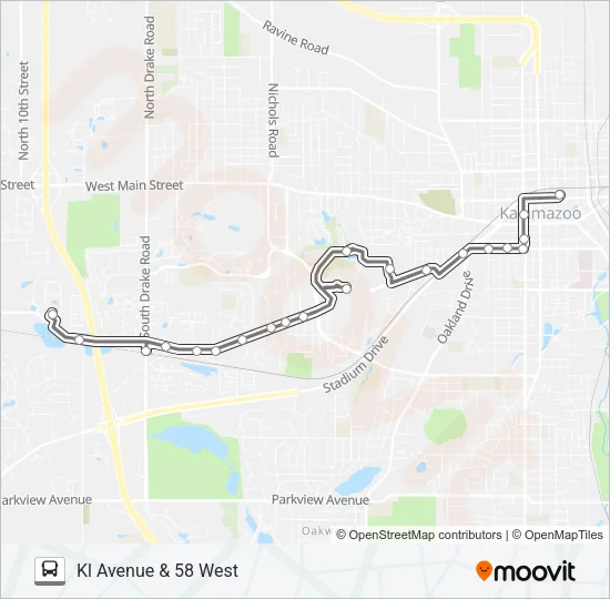 16 Bus Line Map
