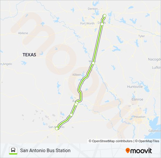 FLIXBUS 2230 bus Line Map