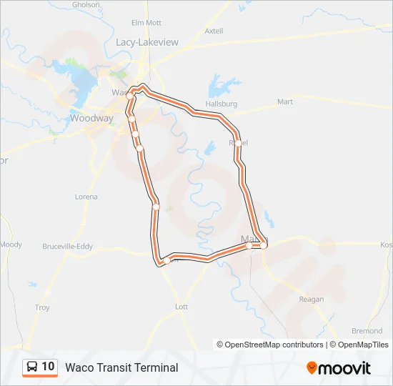 10  Line Map