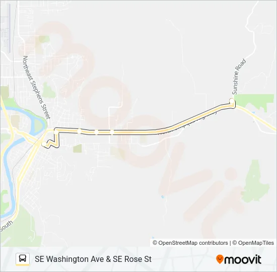 SUNSHINE PARK Bus Line Map