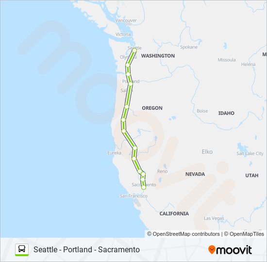 FLIXBUS 2111 bus Line Map