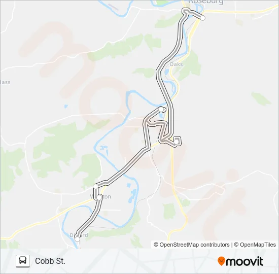 GREYLINE Bus Line Map