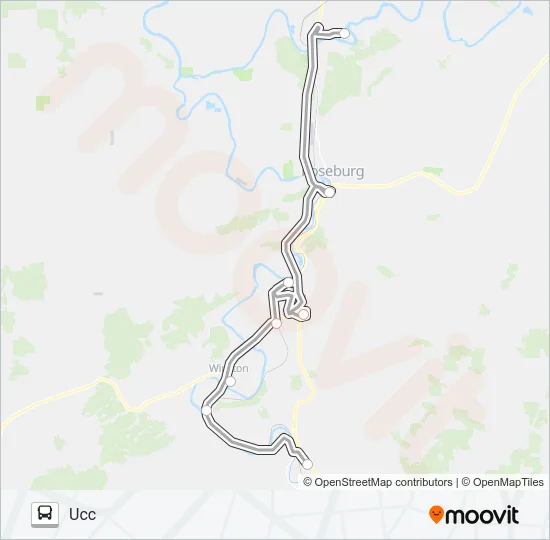 GREYLINE Bus Line Map
