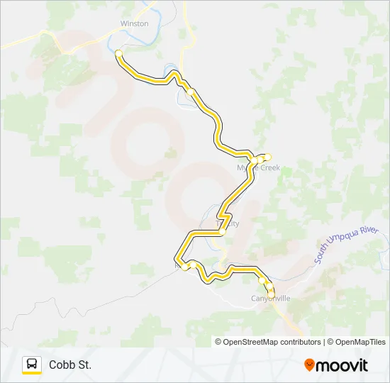 YELLOWLINE Bus Line Map