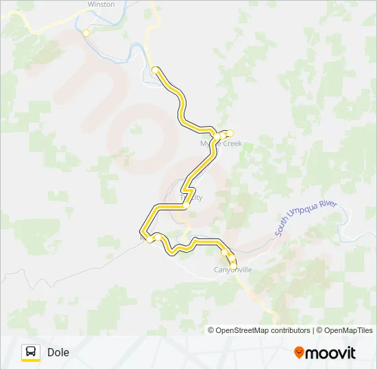 YELLOWLINE Bus Line Map