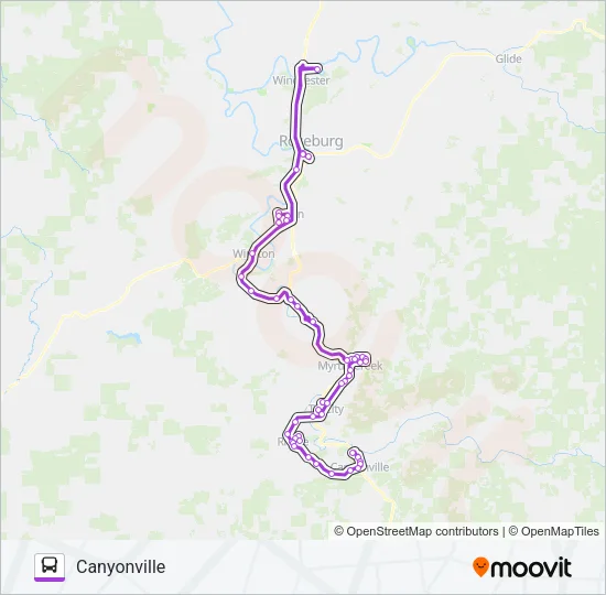 ROUTE 99 Bus Line Map